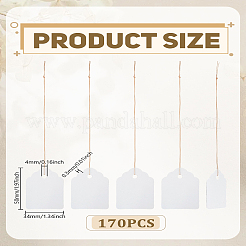 170 Stück PVC-Pflanzenetiketten&nbsp;DIY-LP0003-88