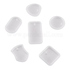 12 Stück 6 Stile DIY Anhänger Silikonformen&nbsp;DIY-TA0015-35