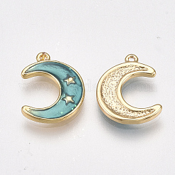 Messing Emaille Anhänger / charms&nbsp;KK-T038-531G