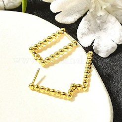 Boucles d'oreilles créoles en acier inoxydable 304 pour femmes&nbsp;EJEW-M068-08A-G