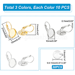 Kit de fabrication de boucles d'oreilles dôme vierges&nbsp;DIY-UN0003-97