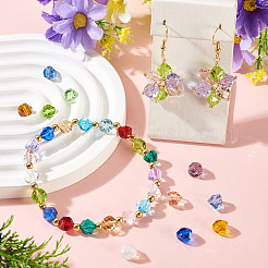 10 perle en verre imitation cristal autrichien&nbsp;GLAA-TADJ0001-11H