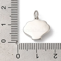 Emaille-Anhänger aus Messing mit Gestellbeschichtung&nbsp;KK-Z056-35P-03