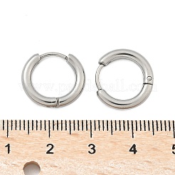 Boucles d'oreilles créoles en acier inoxydable 304 résistant au ternissement&nbsp;EJEW-F111B-16mm-P