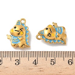 Pendentifs en acier inoxydable 304 émaillés&nbsp;STAS-I351-17G-02