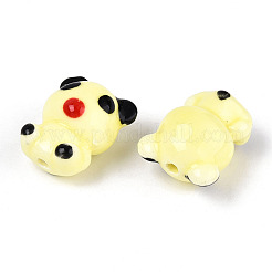Hilos de abalorios de porcelana hechas a mano&nbsp;PORC-N011-02D