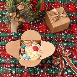 Scatole regalo di carta con fiocco di nastro creativo quadrato&nbsp;ST-CJ0006-01A