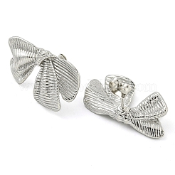 Pendientes de botón de acero inoxidable 304 antideslustre para mujer&nbsp;EJEW-S227-32P
