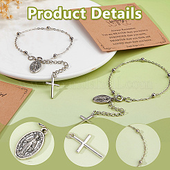Legierung Charme Armbänder&nbsp;BJEW-WH0014-108P