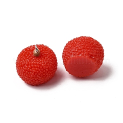 Pendentifs en résine opaque aux fruits&nbsp;RESI-C079-03C