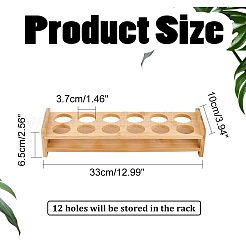 Schnapsglashalter aus Holz mit 12 Steckplatz&nbsp;ODIS-WH0027-031