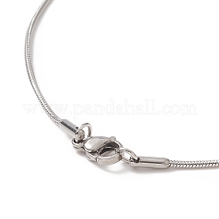 Collana con ciondolo tondo piatto in conchiglia naturale con catene a serpente rotonde&nbsp;NJEW-JN04219
