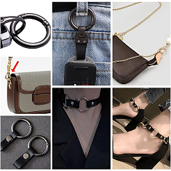 16 pièces 8 styles anneaux de porte à ressort en alliage&nbsp;FIND-PH0007-80B