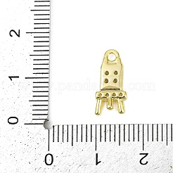 Pendentifs en laiton zircon cubique transparent&nbsp;KK-L238-15G