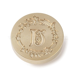 Goldfarbener Wachssiegel-Stempelkopf aus Messing&nbsp;DIY-B079-01G-U