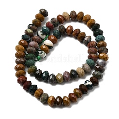 Natürliche ozean achat / ozean jaspis perlen stränge&nbsp;G-C259-A32-5x8mm