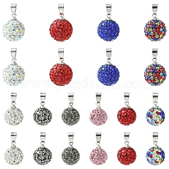 10 ciondolo con strass in pasta polimerica fatto a mano&nbsp;RB-YW0001-29A