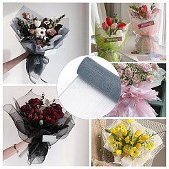 Papel de regalo para ramos de flores de malla de rejilla de plástico&nbsp;DIY-WH0308-539D