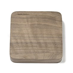 Vassoio porta espositore per anello da dito con bracciale rigido in legno di noce&nbsp;BDIS-D002-02C