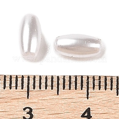 ABS-Kunststoff-Nachahmung Perlen&nbsp;KY-K002-03-8X4MM-A