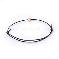 Bracciali cordone in pelle vacchetta regolabile&nbsp;BJEW-JB04373-04