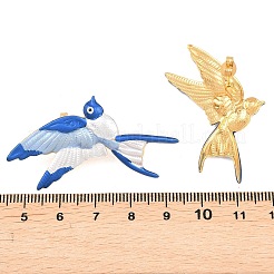 Pendientes de botón de acero inoxidable 304 con esmalte&nbsp;EJEW-H179-02G