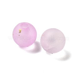 Smerigliato perline acriliche trasparenti&nbsp;X1-OACR-F013-13K
