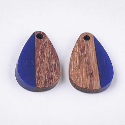 Colgantes de resina y madera de nogal&nbsp;RESI-S358-14-M