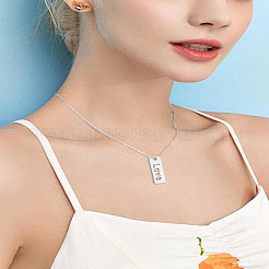 12 pendentif en acier inoxydable 304 anti-ternissement&nbsp;STAS-LP0003-08P-03