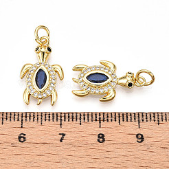 Ottone micro spianare pendenti zirconi&nbsp;KK-N257-03G