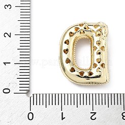 Pendentifs avec zircon cubiques à micro-pavés en laiton&nbsp;KK-Z108-02G-D