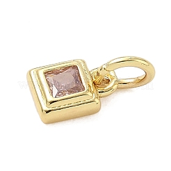 Pendentifs en laiton zircon cubique pavé&nbsp;KK-K368-13G-01