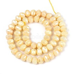 Fili di perle di vetro galvanizzate anti-ossidazione&nbsp;GLAA-T025-8mm-19E