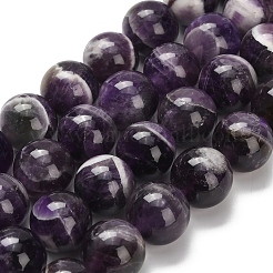 Natürliche Chevron-Amethyst-Perlenstränge&nbsp;G-I222-14mm-01