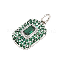 Pendentifs en laiton zircone cubique&nbsp;CU-CBAAB9C-02P-04