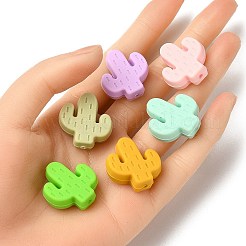 24 Stück 12 Farben Kaktus-Silikonperlen&nbsp;SIL-YW0001-20