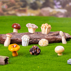 22 Stück 11 Stile Harzvase Miniatur Pilz Ornamente&nbsp;RESI-CN0001-01