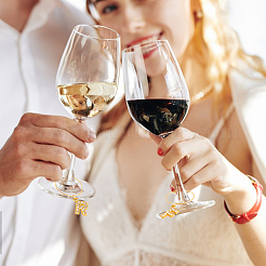 Charms in vetro di vino&nbsp;AJEW-PH01562