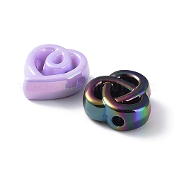 Placcatura uv perline acriliche iridescenti arcobaleno&nbsp;X-OACR-A029-13