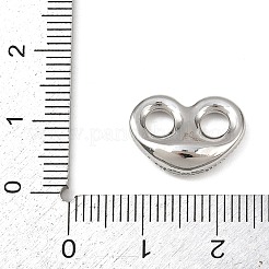 Messing Micro Pave klare Zirkonia Verbinder Verbinder Charms&nbsp;LS-KK-K413-06P