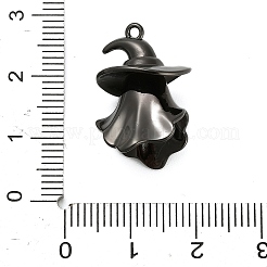Pendentifs en laiton émaillé d'Halloween&nbsp;KK-F915-01B-B