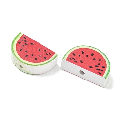Bedruckte Holzperlen mit Sommermotiven&nbsp;WD-CBAA998-A02