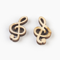 Cabochons en bois&nbsp;WOOD-L007-25B