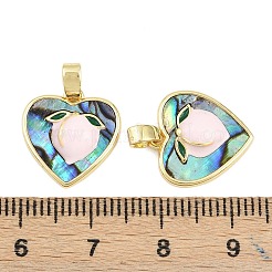 Natur Paua Muschel Anhänger&nbsp;KK-D005-04B-G
