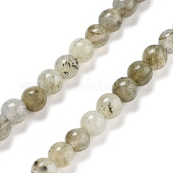 Chapelets de perles en labradorite naturelle&nbsp;G-O155-05B-4mm