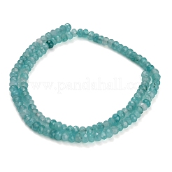 Gefärbt natürlichen weißen Jade Perlen Stränge&nbsp;GG-CBAF9EE-A03-3x4mm