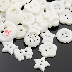 Gefärbte gemischte Formen und gemischte Acrylknöpfe&nbsp;BUTT-X0035
