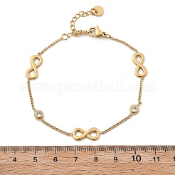 Panzerkettenarmbänder aus 304 Edelstahl&nbsp;BJEW-C089-04A-G
