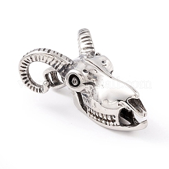 Pendenti in acciaio inossidabile 304 in stile tibetano&nbsp;STAS-P305-36AS