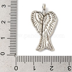 Tibetischer stil Aluminium Anhänger & Charms&nbsp;TIBEP-A23255-AS-LF